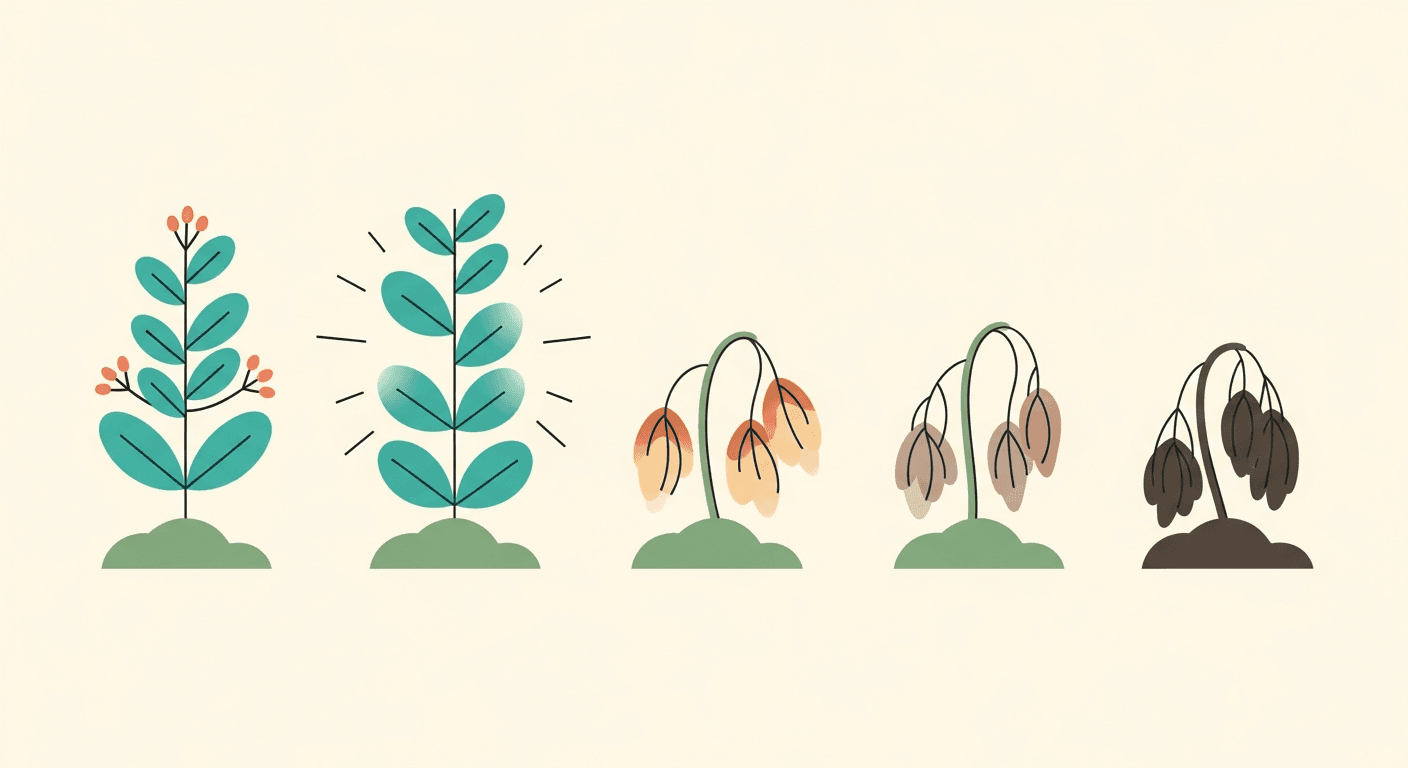 Die fünf Welke-Stufen des feeldata-Gartens